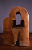 Keyhole, Window, Doorway, 1992, 50"x36"x36", Ceramic