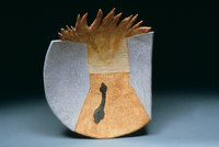 Fire & Ice, 1996, 21"x18"x6", Ceramic