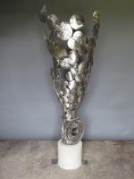 Blender, 2020, 24"x24"x62", Recycled Stainless Steel