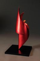 Presentation, 2023, 9"x7"x22", Painted Formed Steel