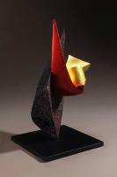 Maternal, 2023, 17"x10"x21", Painted Formed Steel