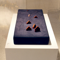 Vanish, 2014, 36"x16"x4", Concrete & Wood