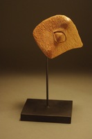 Eye, 2012, 6"x4"x4", Pear Wood & Steel