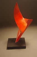 Kite, 2011, 8"x6"x12", Painted Forged Steel