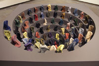 Void, 2014, 48"x48"x32", Wood & Ceramics
