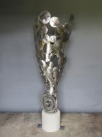 Blender, 2020, 24"x24"x62",
Recycled Stainless Steel