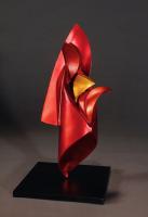 Presentation, 2023, 9"x7"x22", Painted Formed Steel