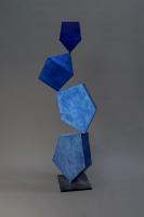 House Of Cards, 2024, 19"x23"x61", Painted Formed Steel